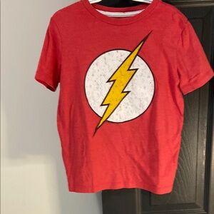 Old Navy Red and Yellow Kids Short Sleeve Tee- The Flash